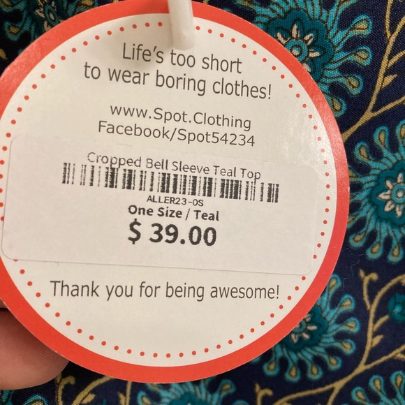 Aller Simplement Kimono Printed Blouse - Picture 6 of 8